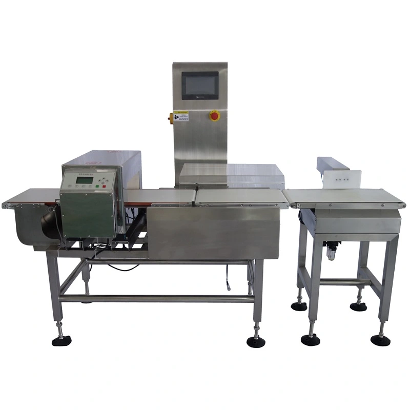 Combined Metal Detector Machine With Check Weigher High Accuracy With Small Footprint Combo Metal Detector & Checkweigher