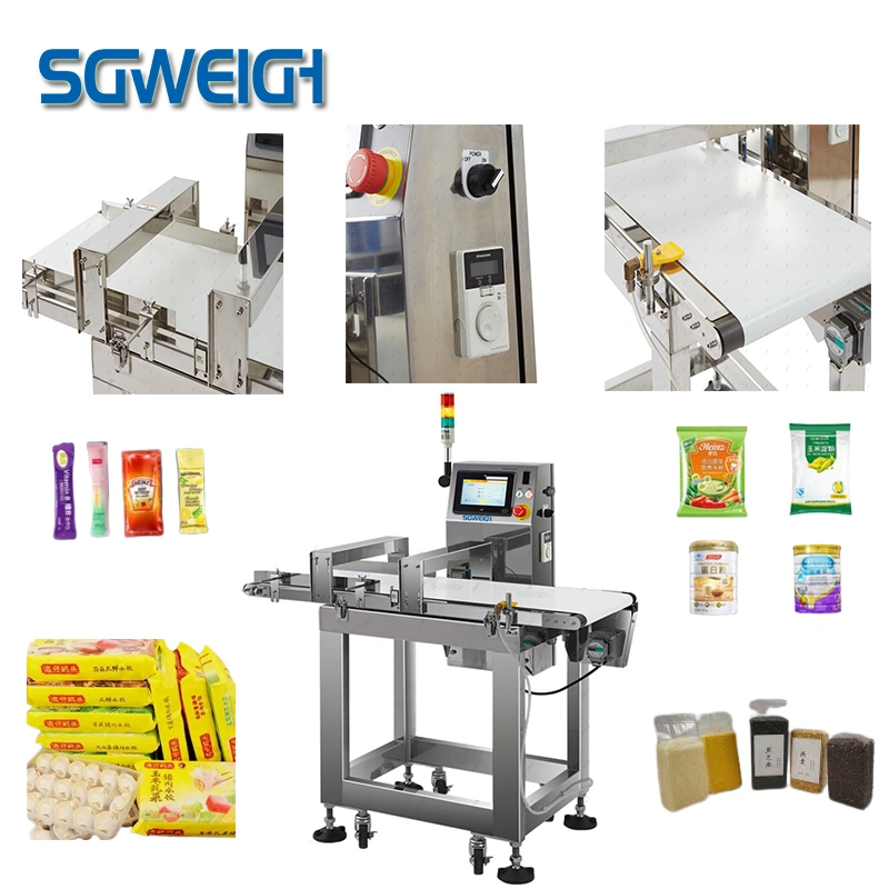 Aluminum Foil Food Packaging Bag Automatic Foreign Matter Detection Metal Detector Machine