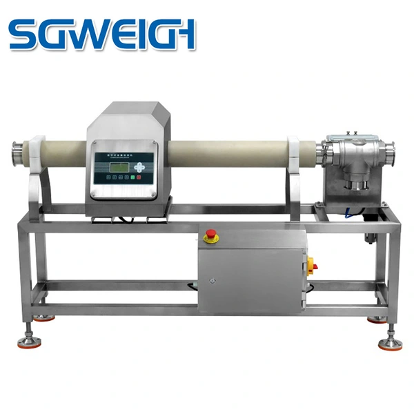 Slurry/Shampoo/Liquid Pipeline Automatic Metal Detector Separator