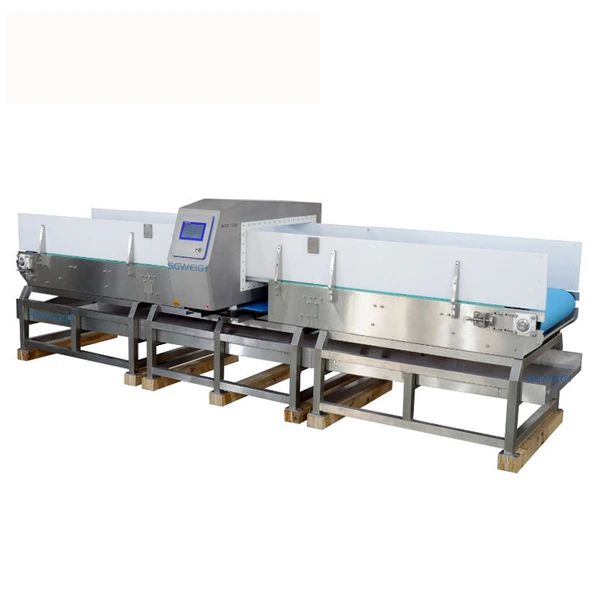 High Sensitivity Waterproof Conveyor Belt Industrial Metal Detector with Automatic Rejection