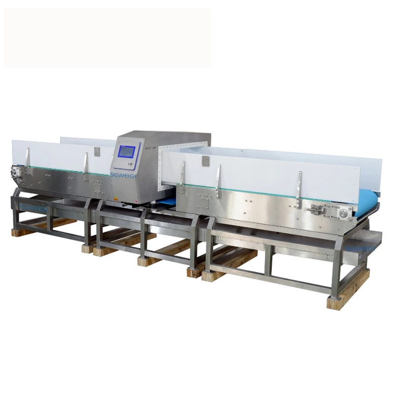High Sensitivity Waterproof Conveyor Belt Industrial Metal Detector with Automatic Rejection