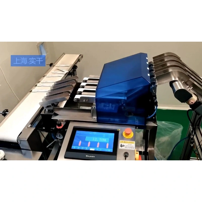 4 Lane Individual Stick Pack Protein Powder Check Weigher for Chocolate Sugar Bar