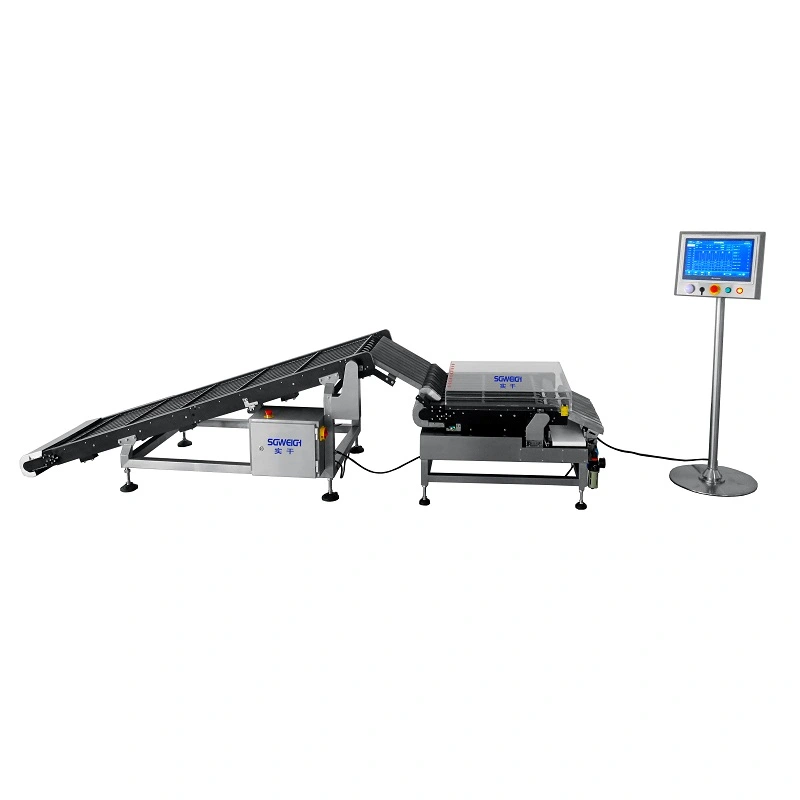 Automatic 10-lane Small Bag Checkweigher with Multi-lane Packaging Machine
