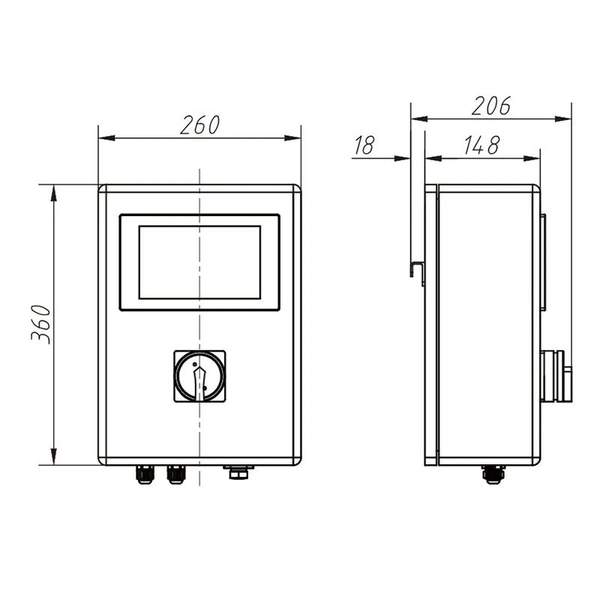 Powder Granule Free Fall Metal Detector for Food - Inline Metal Detection Equipment