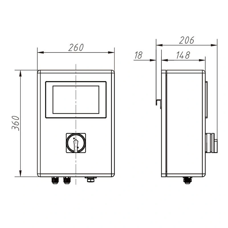 Powder Granule Free Fall Metal Detector for Food - Inline Metal Detection Equipment