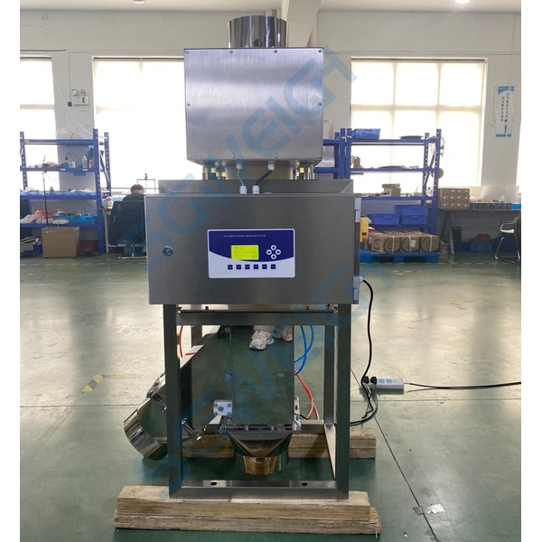 Vertical Reject Metal Detector System,Powder Product Metal Detector,Free Fall Pipe Metal Detector