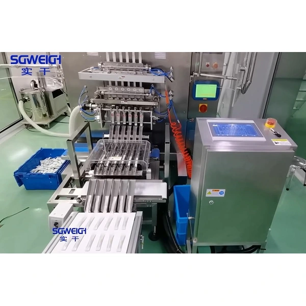 Sachets Multi-lane Checkweigher Built-in Weighing System OEM/ODM 6-line Sticks Check Weighers