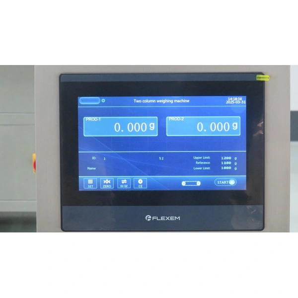 High Speed Dual-lane Checkweigher Small Package 2 Lines Conveyor Belt Scale