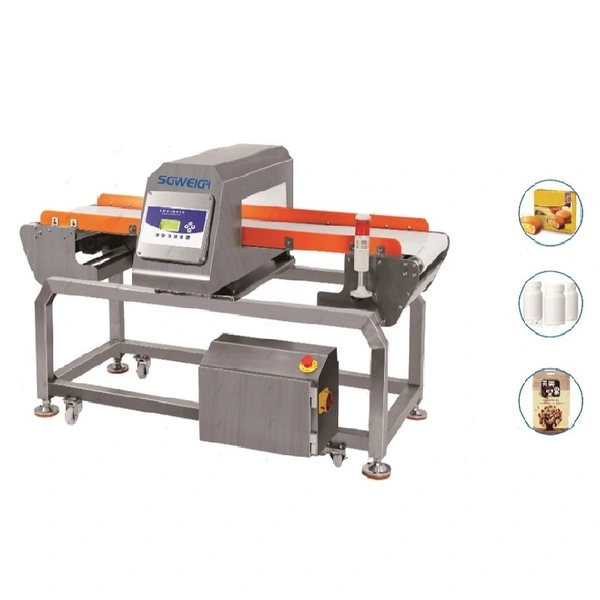 Assembly Line Semi-Finished Product Conveyor Belt Automatic Food Metal Detector Machine
