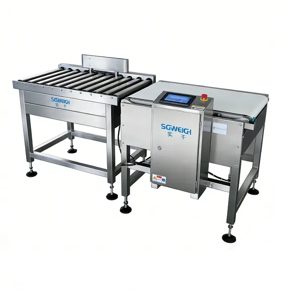 20KG Large Packaging Product Check Weigher Online Dynamic Heavy Duty Weighing Machine