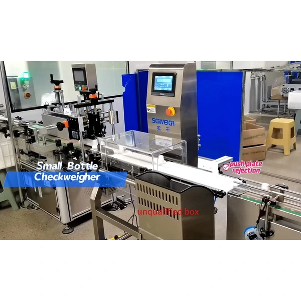 High-Speed Bottle Checkweigher for Pharmaceutical Production Lines with 21CFR Part11
