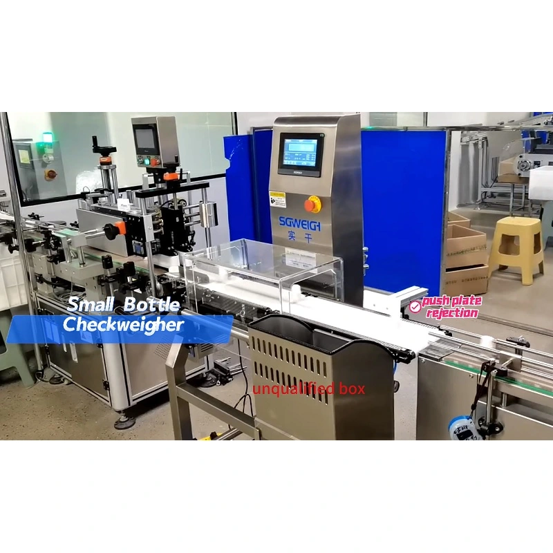 High-Speed Bottle Checkweigher for Pharmaceutical Production Lines with 21CFR Part11