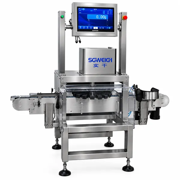 High-Speed Inline Rotary Checkweigher for Small Diameter Bottles  - Vials/Ampoules/Eye Drops