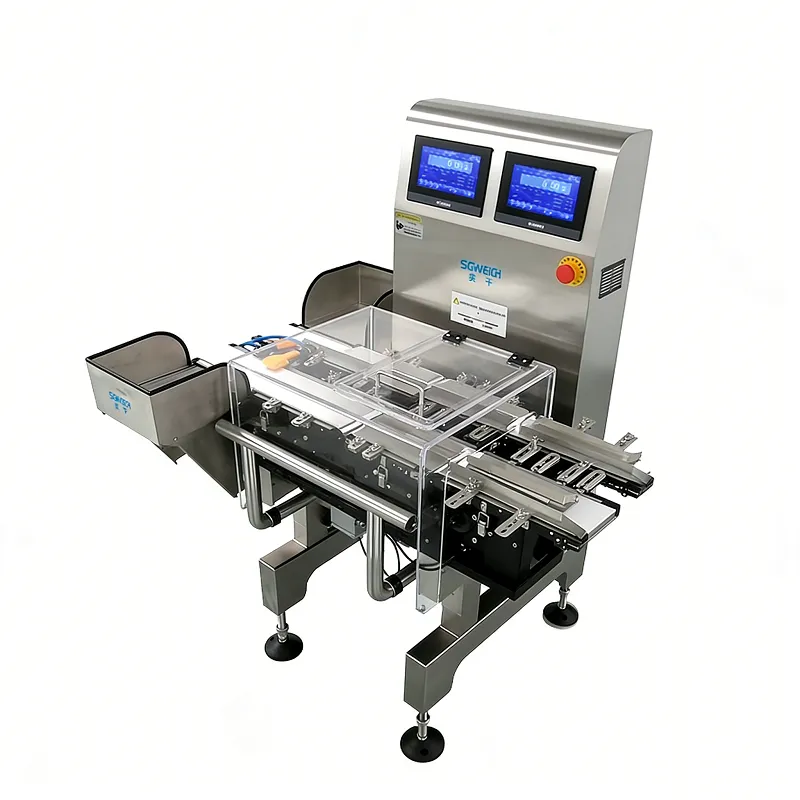 SG-2X Dual Lane Conveyor Checkweigher High-Speed Weight Inspection System