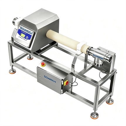 SG-ML80 Liquid Paste Juice Pipeline Metal Detector with Auto Rejection for Food Industry