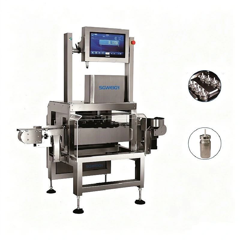 Aerosol Inhaler Online Checkweigher Small Bottle Dynamic Weighing System for Pharmaceutical