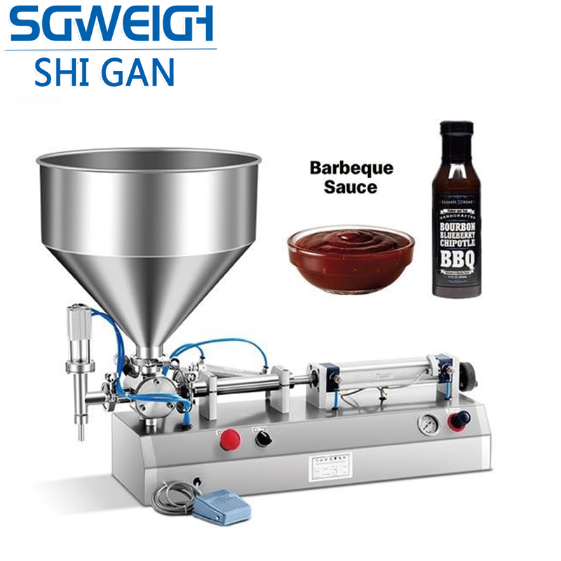 Stainless Steel Semi Auto Paste Cream Filler Machine