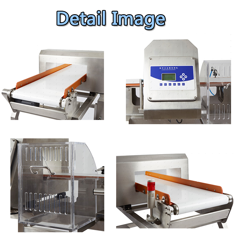 High Sensitivity Frozen Food Metal Detector Machine