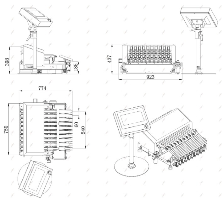 Multi-Lane Stick Check Weigher