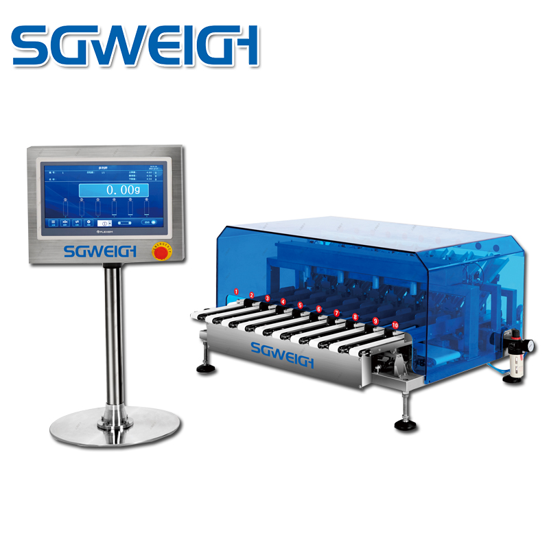 High Performance Online Automatic Strip Bag Multi-track Check Weigher
