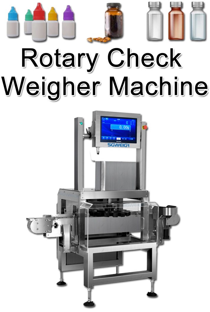 35g Inhaler Product Rotary Check Weighing Machine For Small Bottle/Can