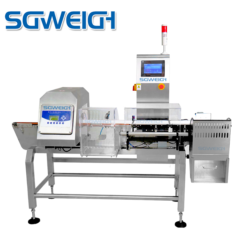 Combo Metal Detector And Checkweigher