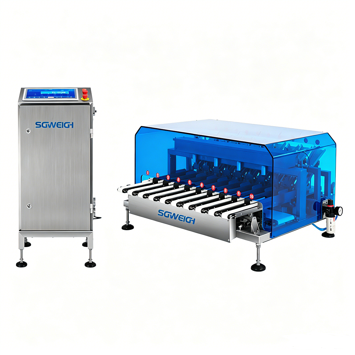 High-Speed 10 Lane Check Weigher