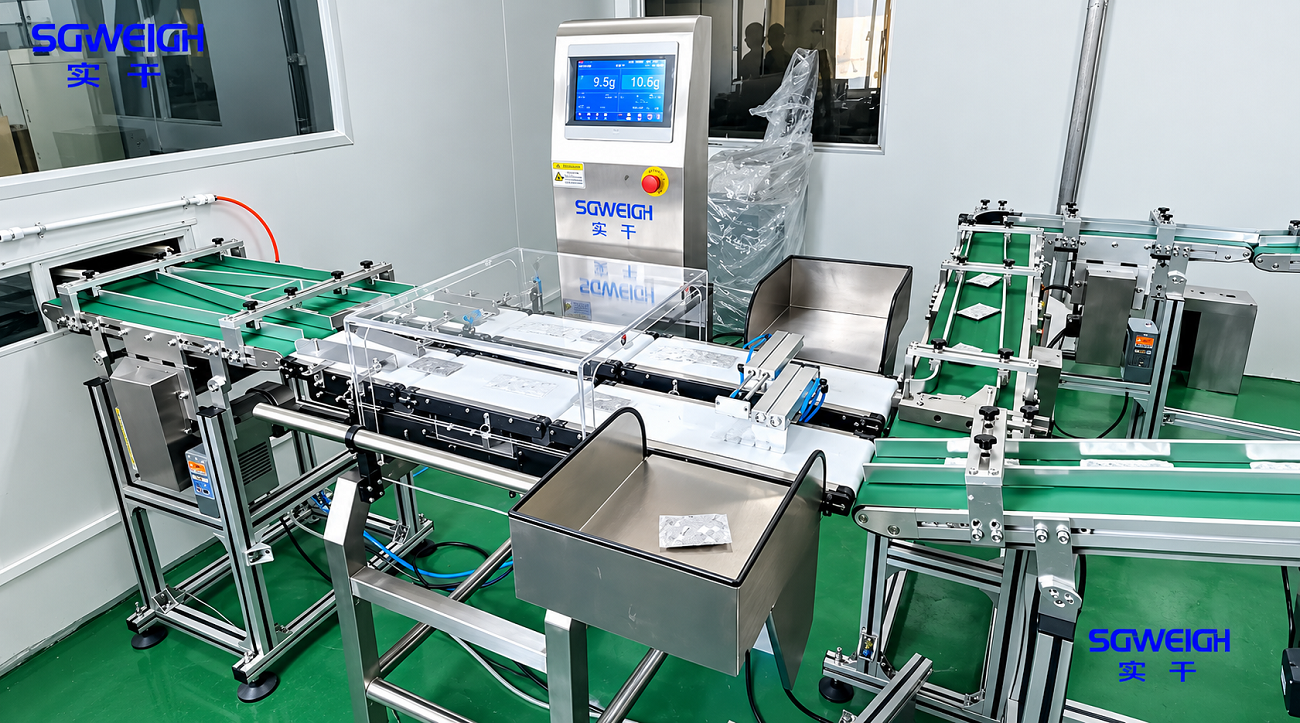 protein powder sachet checkweigher