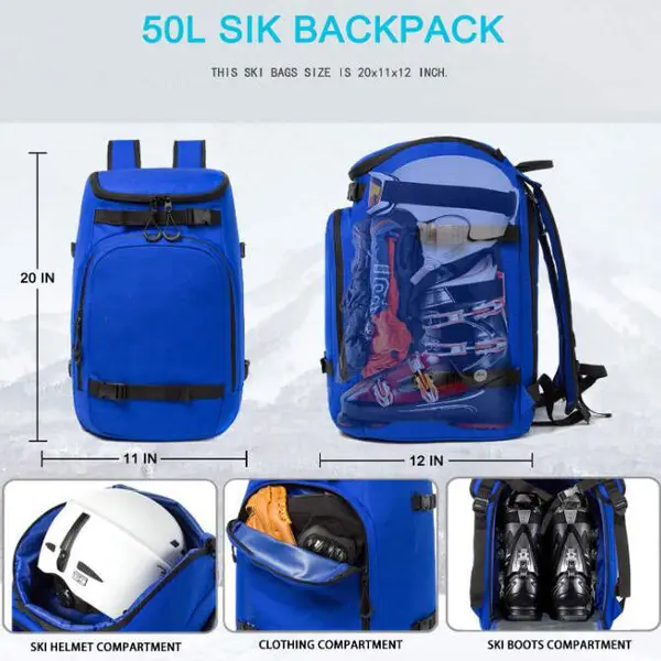 Waterproof large capacity skiing bag