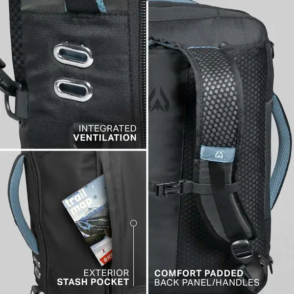 Waterproof large capacity skiing bag