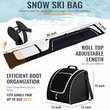 Waterproof large capacity skiing bag