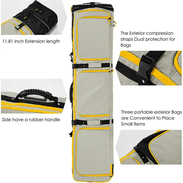 Waterproof large capacity skiing bag