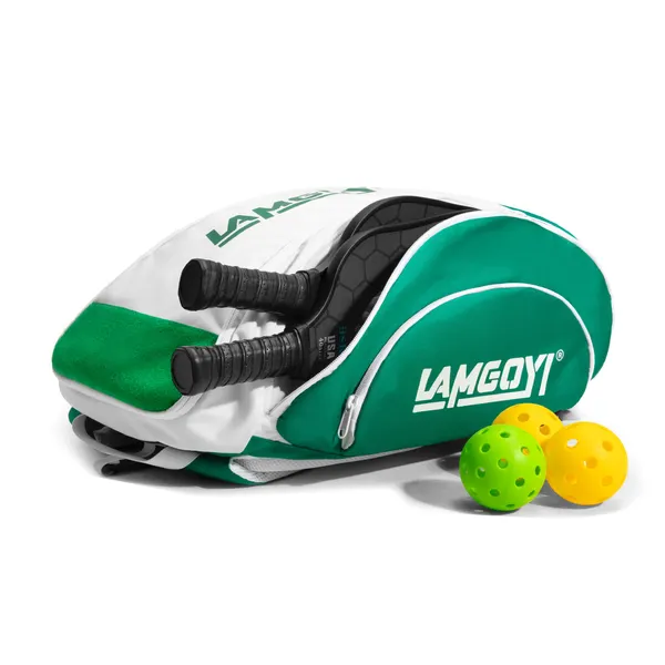 Large Capacity Pickleball Bag Waterproof Lightweight Shoulder Bag for Paddles Balls Accessories