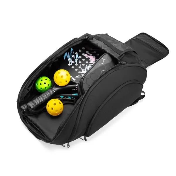 Large Capacity Pickleball Bag Waterproof Lightweight Shoulder Bag for Paddles Balls Accessories