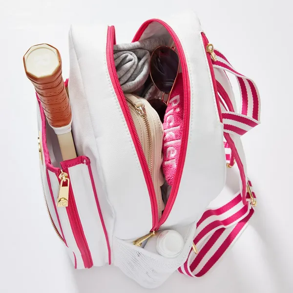 Durable Pickleball Backpack Adjustable Strap Breathable Sports Bag for Men Women Outdoor Game