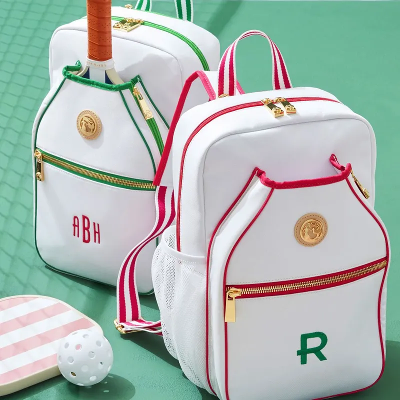 Durable Pickleball Backpack Adjustable Strap Breathable Sports Bag for Men Women Outdoor Game