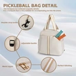 Durable Pickleball Backpack Adjustable Strap Breathable Sports Bag for Men Women Outdoor Game