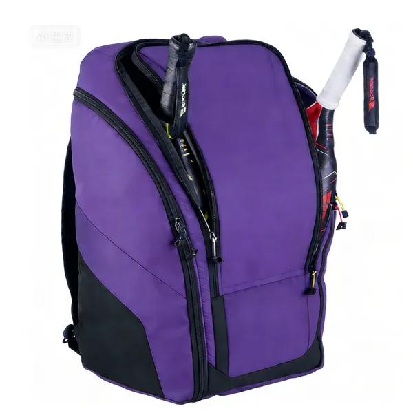 Padel Bag with Shoe Compartment Breathable Waterproof Travel Bag for Court Sports