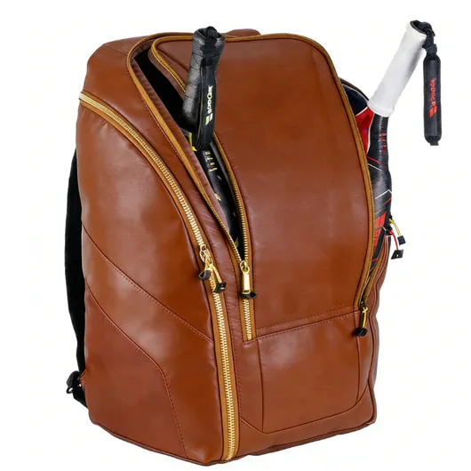 PD-04 Leather Padel Rackets Backpack