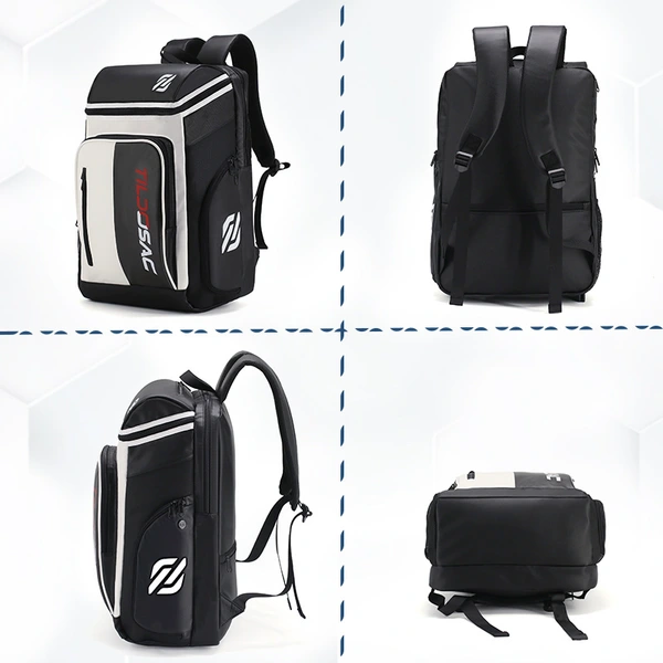 Padel Bag with Shoe Compartment Breathable Waterproof Travel Bag for Court Sports