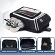 Padel Bag with Shoe Compartment Breathable Waterproof Travel Bag for Court Sports