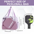 Padel Bag with Shoe Compartment Breathable Waterproof Travel Bag for Court Sports