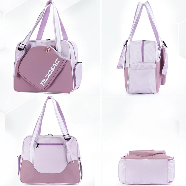 Padel Bag with Shoe Compartment Breathable Waterproof Travel Bag for Court Sports