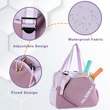 Padel Bag with Shoe Compartment Breathable Waterproof Travel Bag for Court Sports