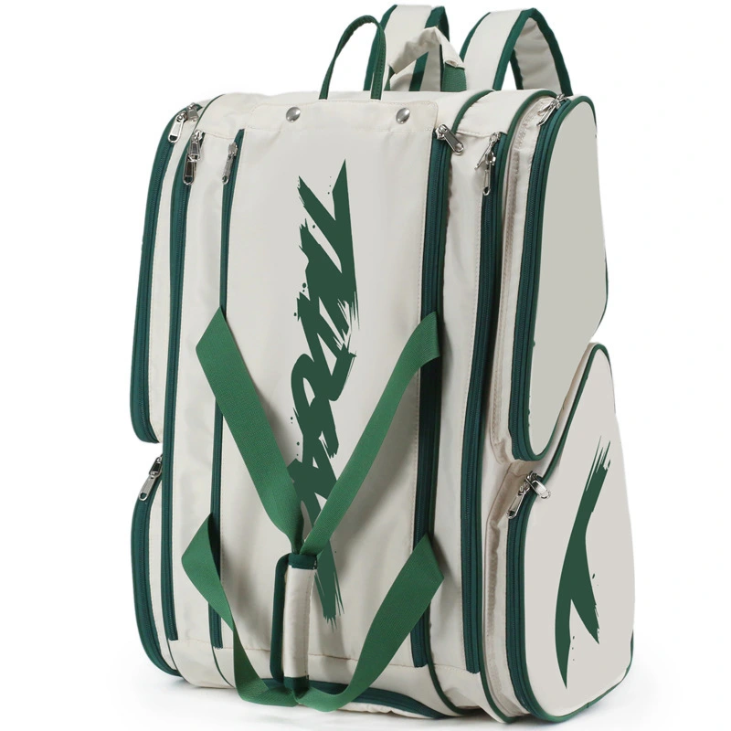 Padel Bag with Shoe Compartment Breathable Waterproof Travel Bag for Court Sports