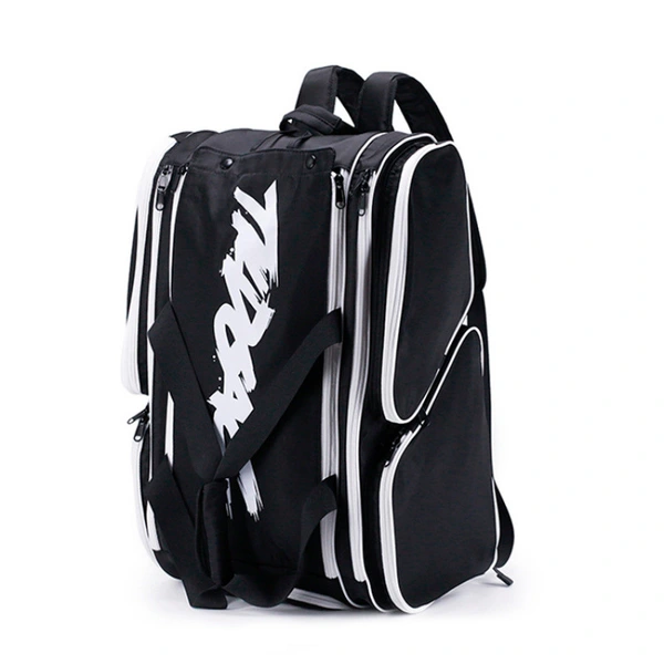 Padel Bag with Shoe Compartment Breathable Waterproof Travel Bag for Court Sports