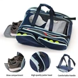 Padel Bag with Shoe Compartment Breathable Waterproof Travel Bag for Court Sports