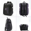 Padel Bag with Shoe Compartment Breathable Waterproof Travel Bag for Court Sports