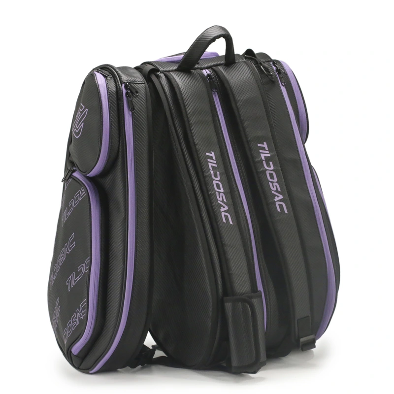 Padel Bag with Shoe Compartment Breathable Waterproof Travel Bag for Court Sports