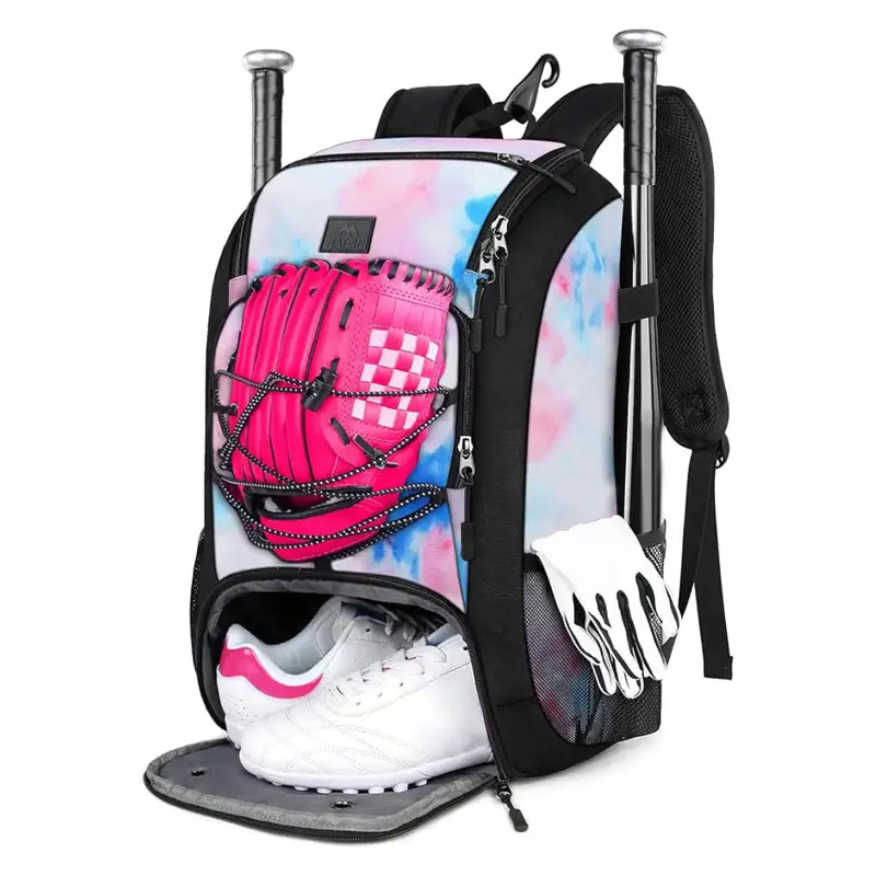 Custom Logo Baseball Bat Bag Portable Multi Compartment Softball Gear Bag